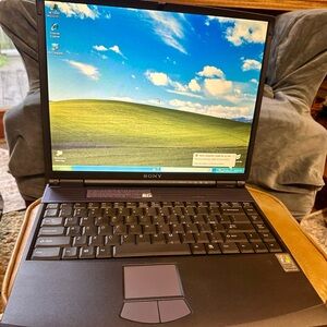 Vintage Sony Vaio Notebook Computer Laptop